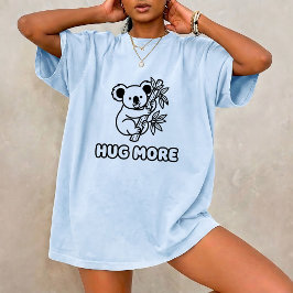 コアラの抱擁 かわいいSVGイラストセット ユニセックスTシャツ用 Tシャツ