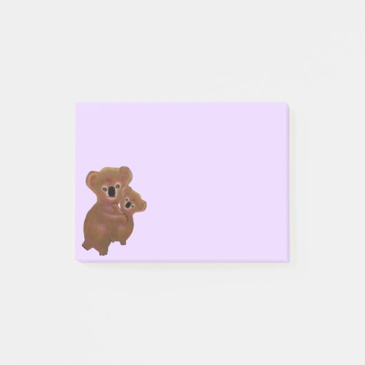 コアラの新生児の後it®ノート ポストイット (正面)