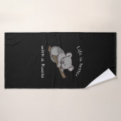 コアラの方が人生だ バスタオル (バスタオル)