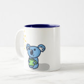 コアラの日光-青 ツートーンマグカップ (正面左)
