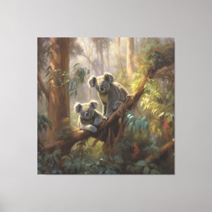 コアラの森の夢 キャンバスプリント