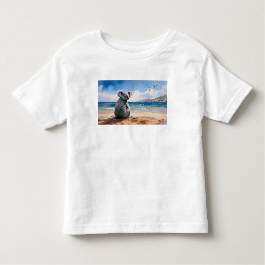 コアラの海 トドラーTシャツ (正面)