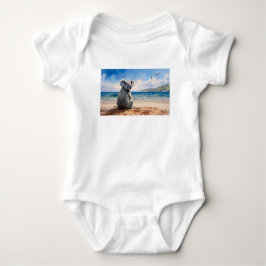 コアラの海 ベビーボディスーツ