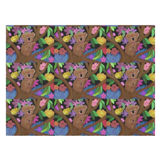 コアラの生息地のテーブルクロス テーブルクロス (正面(横))