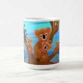 コアラの生息地のマグ モーフィングマグカップ (中央)