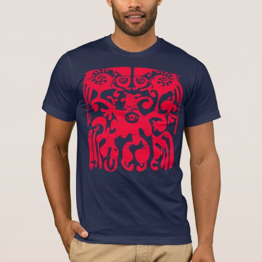 コアラの禅のズームレンズ Tシャツ (正面)