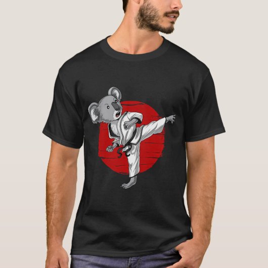 コアラの空手 Tシャツ (正面)