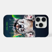 コアラの肖像画 iPhoneケース (裏面横)