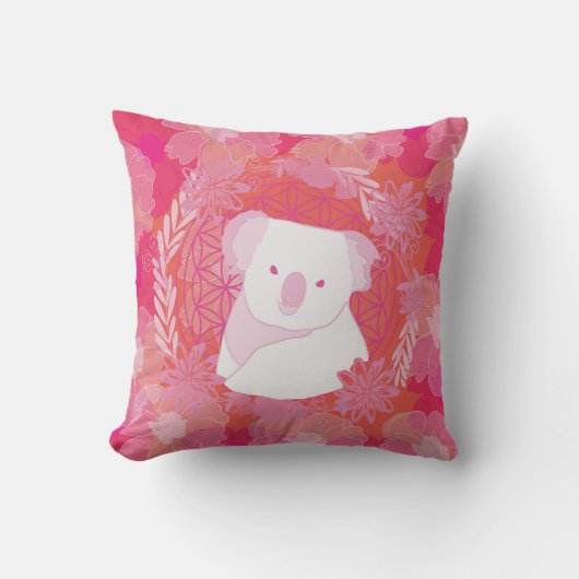 コアラの花 クッション (正面)