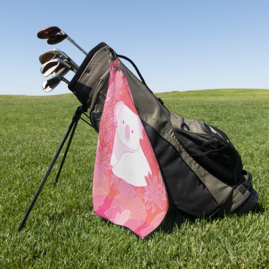 コアラの花 ゴルフタオル (グリーン)