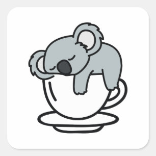 コアラの茶 スクエアシール
