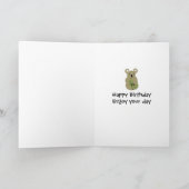 コアラの誕生日 カード (内部)