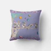 コアラの誕生日 クツイコアラ 子供 パープルクッション クッション (裏面)