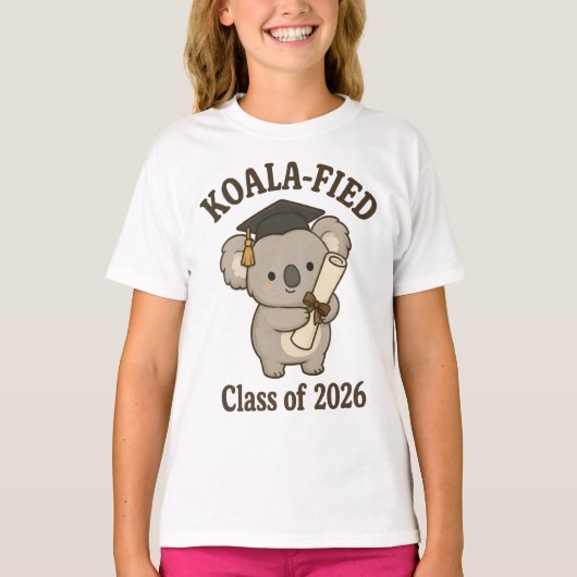 コアラの2026年卒業 Tシャツ (正面)