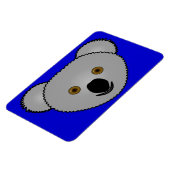 コアラのAussiのサファリの平和愛自然の運命 マグネット (左側)