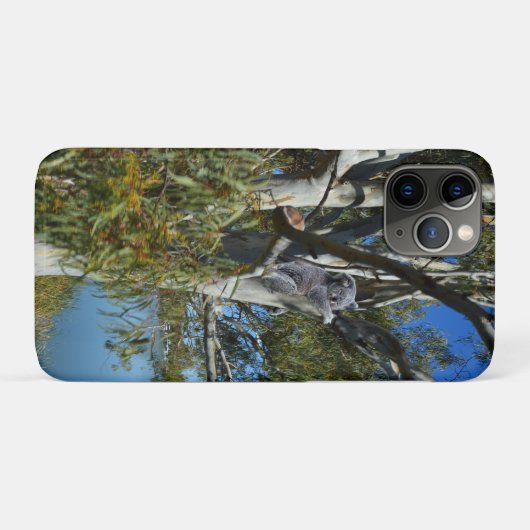 コアラはガムの木で眠っていた。 Case-Mate iPhoneケース (裏面(横))