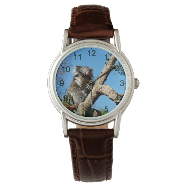 コアラは人生について考える時間を持っている。 腕時計 (正面)