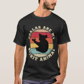コアラは私の精神動物のTシャツ Tシャツ (正面)