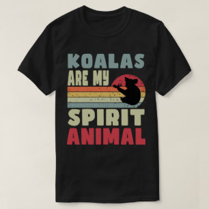 コアラは私の精神動物のTシャツ Tシャツ