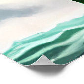 コアラは緑の服を着ている | AIアートポスター ポスター (角)