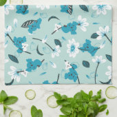 コアラよくはしゃぐ柄かわいい動物と自然アート キッチンタオル (折り畳み)