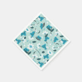 コアラよくはしゃぐ柄かわいい動物と自然アート スタンダードカクテルナプキン (角)