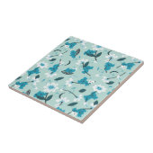 コアラよくはしゃぐ柄かわいい動物と自然アート タイル (側面)