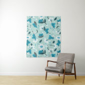 コアラよくはしゃぐ柄かわいい動物と自然アート タペストリー (インサイチュ)