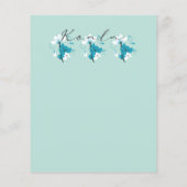 コアラよくはしゃぐ柄かわいい動物と自然アート チラシ (裏面)