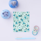 コアラよくはしゃぐ柄かわいい動物と自然アート チラシ (シングル)