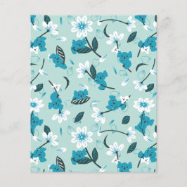 コアラよくはしゃぐ柄かわいい動物と自然アート チラシ