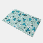 コアラよくはしゃぐ柄かわいい動物と自然アート ドアマット (アングル)