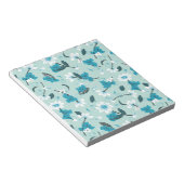 コアラよくはしゃぐ柄かわいい動物と自然アート ノートパッド (アングル)