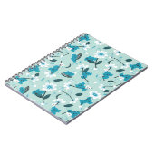 コアラよくはしゃぐ柄かわいい動物と自然アート ノートブック (左側)