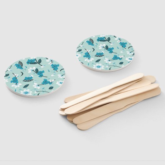 コアラよくはしゃぐ柄かわいい動物と自然アート ハンドファン (組立なし)