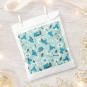 コアラよくはしゃぐ柄かわいい動物と自然アート フェイバーバッグ (クリップ留めされた状態)