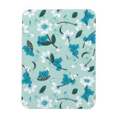 コアラよくはしゃぐ柄かわいい動物と自然アート マグネット (縦)