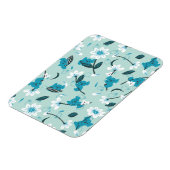 コアラよくはしゃぐ柄かわいい動物と自然アート マグネット (左側)