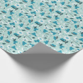 コアラよくはしゃぐ柄かわいい動物と自然アート ラッピングペーパー (角)