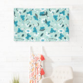 コアラよくはしゃぐ柄かわいい動物と自然アート 横断幕 (インサイチュ)