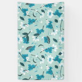 コアラよくはしゃぐ柄かわいい動物と自然アート 横断幕 (縦)