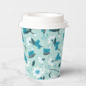 コアラよくはしゃぐ柄かわいい動物と自然アート 紙コップ (右)