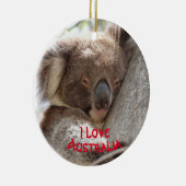コアラをモチーフにしたクリスマスオーナメント セラミックオーナメント (右)