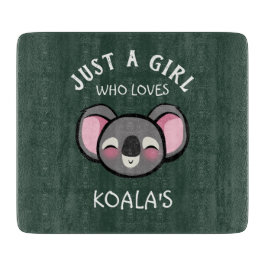 コアラを愛しているだけの女の子 カッティングボード