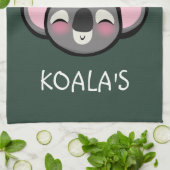 コアラを愛しているだけの女の子 キッチンタオル (折り畳み)