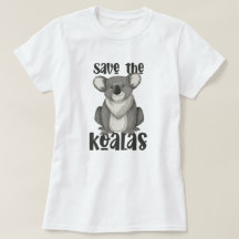 コアラを救えTシャツ