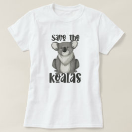 コアラを救えTシャツ Tシャツ