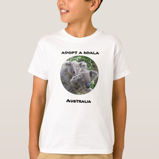 コアラを飼育しよう... Tシャツ (正面)