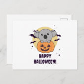コアラインパンプキンスイートコアラスハッピーハローウィン ポストカード (正面/裏面)
