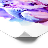 コアラウォーター色ポートレート1ホリデーポストカード ポスター (角)